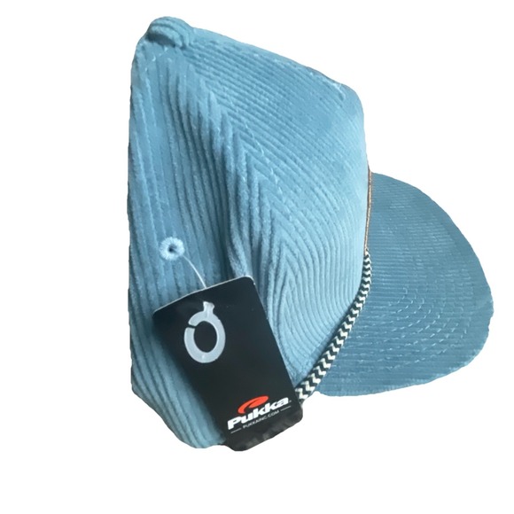 GRIFFIN ARCHER LOGO Corduroy Hat By Pukka Blue‎ Adjustable New - Picture 3 of 7